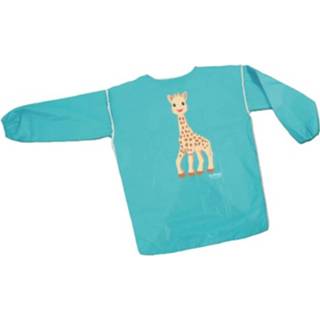 👉 Blauw canvas Ses Creative Kliederschort Girafe Junior 1-4 Jaar 8710341144920