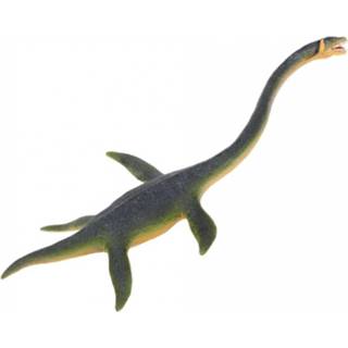 👉 Dinosaurus groen geel rubber Safari Elasmosaurus Junior 25 Cm Groen/geel 95866302405
