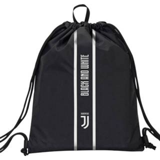 👉 Zwart wit polyester Juventus Gymbag Black And White - 47 X 37 Cm 8011410431768