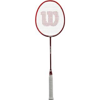 👉 Badmintonracket rood zwart aluminium Wilson Attacker Rood/zwart 97512438247