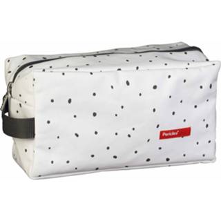 👉 Toilettas wit zwart katoen Pericles Spots 3 Liter Wit/zwart 5413921078518