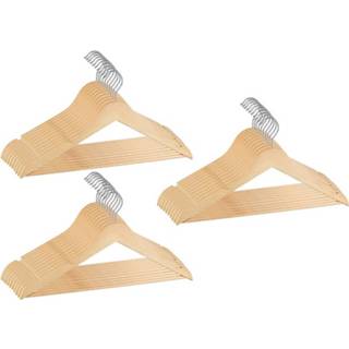 👉 Kledinghanger houten antislip hout bruin Set Van 30x 45 Cm - Kleding Ophangen 8720276013161