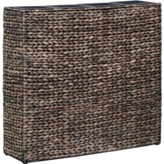 👉 Plantenbak bruin hout Vidaxl Verhoogd Met 4 Potten Waterhyacint 8718475727484