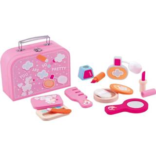 👉 Roze hout meisjes Sevi Beauty Set 20x17 Cm 8-delig 8003444830730