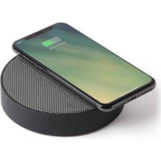 👉 Bluetooth speaker grijs Lexon Oslo Energy Speaker/draadloze Oplader Donker 3660491005969