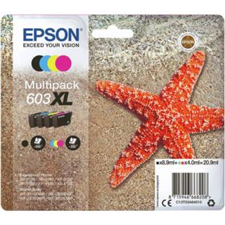 👉 Zwart multikleur Epson Cartridge Multipack + Kleur (4 Stuks) 8715946668215
