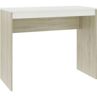 Bureau steigerhout Vidaxl 90x40x72 Cm Spaanplaat Sonoma Eikenkleurig 8719883675428