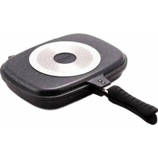 👉 Grillpan aluminium keramische Edënbërg Stonetec Line - Luxe Dubbelzijdige Ø 32cm 3.7 Liter Keramische/marmeren Coating 7444736331398
