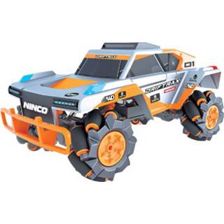 👉 Grijs oranje kunststof jongens Ninco Raceauto Rc Drift Trax 34 Cm Grijs/oranje 2-delig 8428064931580