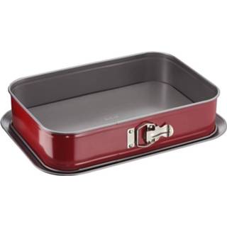 👉 Bakvorm rood grijs Tefal Delibake Stalen - 36 X 24 Cm En Met Scharnier 3168430274983