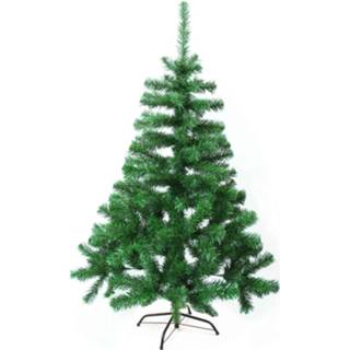 👉 Kunstkerstboom polyethyleen groen 150cm Incl. Standaard - 500 Takpunten! 110cm Breed 7434034254215