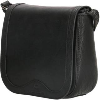 👉 Schoudertas zwart leer klep LEGACY kleptas 8717924233309