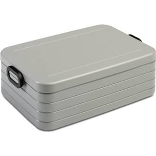 👉 Lunchbox zilver kunststof XL zilverkleurig Mepal Take A Break 8711269857213