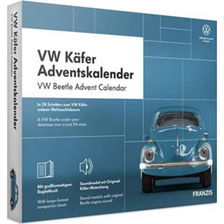 👉 Adventkalender blauw kunststof Franzis Volkswagen Kever 24-delig 4019631670984