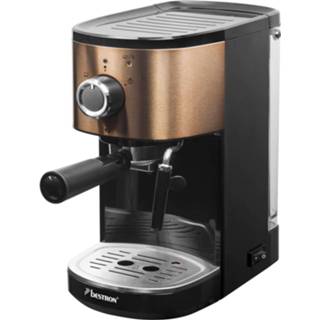 👉 Espressomachine bruin Bestron Copper Collection Aes1000co 1,2 L 8712184055678