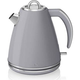 👉 Waterkoker grijs Swan Retro 1.5 L 5055322529628