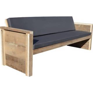 👉 Tuinbank Zeeland Steigerhout - Met Kussens 7435119164139
