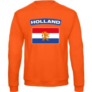 👉 Nederlandse vlag oranje synthetisch mannen Grote Maten Sweatshirt Heren - Koningsdag/ Holland Supporter Kleding 3xl 8719538907874