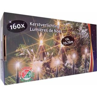 👉 Kerstverlichting kunststof wit Helder Buiten 160 Lampjes - 29 Meter Kerstlampjes 8718758501039