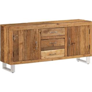 👉 Dressoir hout Vidaxl 160x40x76 Cm Massief Gerecycled 8718475611622