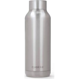 👉 Drinkfles RVS steel zilver edelstaal zilverkleurig Quokka 510 Ml 8412497118342