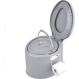 👉 Draagbaar toilet grijs Proplus 7 Liter 8718546659676