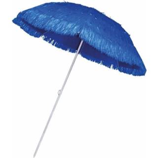 👉 Parasol blauw rieten Strand 8719538178021