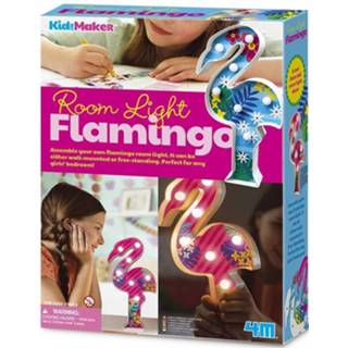 👉 Nachtlamp multikleur 4m Maak Je Eigen Flamingo 26 Cm 4893156047434