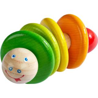 👉 Rammelaar houten hout multikleur Haba Ratelslang 11 Cm 4010168243405