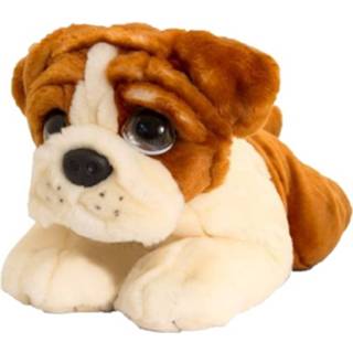 👉 Hondenknuffel pluche multikleur Keel Toys Grote Bulldog Honden Knuffel Van 47 Cm - Knuffeldieren 8719538931527