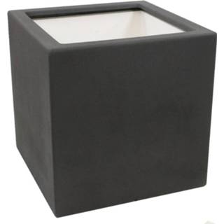👉 Plantenbak antraciet zwart polyester Enjoyplanters Enjoyplanter Velvet 40x40x40 Cm Antraciet-zwart 8718885042795