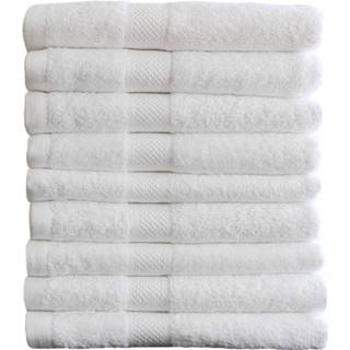 👉 Handdoek wit katoen Katoenen Handdoeken Hotelkwaliteit - 9 Pack 50 X 100 Cm 8719748299677