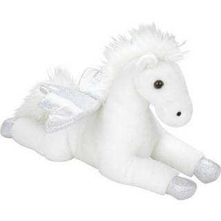 👉 Knuffel witte pluche polyester wit kinderen Pegasus 35 Cm - Vliegende Paarden Mythologische Dieren Knuffels Speelgoed Voor 8720147049114