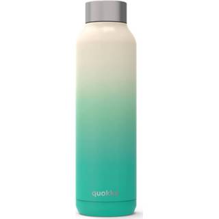 👉 Drinkfles groen wit RVS edelstaal Quokka Solid Seashore 630 Ml Groen/wit 8412497118120