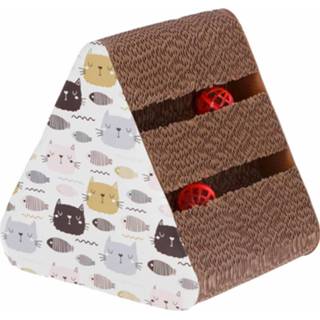 👉 Bruin karton Kerbl Kattenkrabbord Boon 22x26x26 Cm 4018653993033