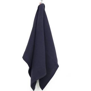 👉 Handdoek blauw katoen Ekobo Claro Handdoeken Set Van 2 - 100% Organisch 70x40 Cm Midnight Blue 700645768982