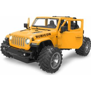 👉 Geel kunststof jongens Rastar Rc Jeep Wrangler Jl 1:14 2,4 Ghz 4042774452124