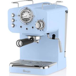 👉 Espressomachine blauw Swan Retro 5055322531157