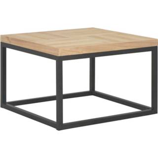 👉 Salontafel hout beige Vidaxl 50x50x33,5 Cm Massief 8719883561516