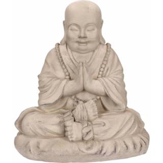 👉 Boeddhabeeld kunststof multikleur Boeddha Beeldje Mediterend 35 Cm 8717775911401