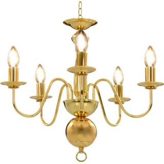 👉 Kroonluchter goudkleurig metaal Vidaxl 5xe14 8719883573403