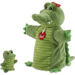 👉 Vingerpop groen pluche Trudi Hand- En Krokodil 26 Cm 8006529298692