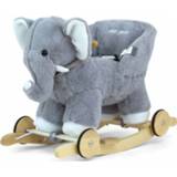 👉 Hobbelfiguur grijs hout Milly Mally Gray Elephant 5901761124347