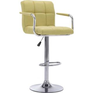 Barstoel groen stof Vidaxl 8719883596327