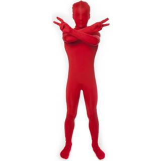 👉 Morphsuit rode synthetisch rood kinderen Voor 8-10 Jaar (140) 8718758158875