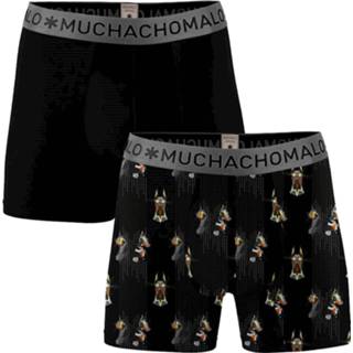 👉 Boxershort zwart s Muchachomalo Bamboo/Black 2-pack-S 8718168900750