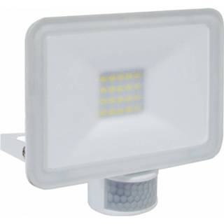 👉 Buitenlamp wit metaal ELRO LF5020P LED met Bewegingssensor Slim Design - 20W / 1600lm 8719699347830