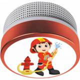 👉 Rookmelder rood kinderen Elro Kids Brandweerman Fs8110 - Met 10 Jaar Batterij Voldoet Aan Norm En14604 8719699344853