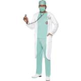 👉 Verkleedpak synthetisch groen mannen Dokter Chirurg Kostuum / Met Jas Voor Heren 52-54 (L) 8719538505940