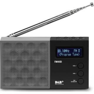 👉 Draagbare radio zwart Nikkei Ndb30bk - Portable Dab+ Met 8712837875271